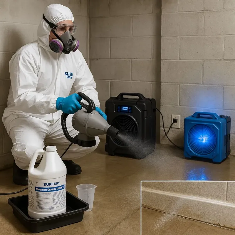 Sanitization and Odor Removal process in Pompano Beach, FL